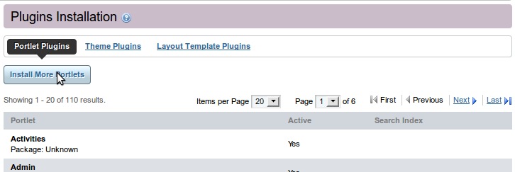 deployment step4 install portlet