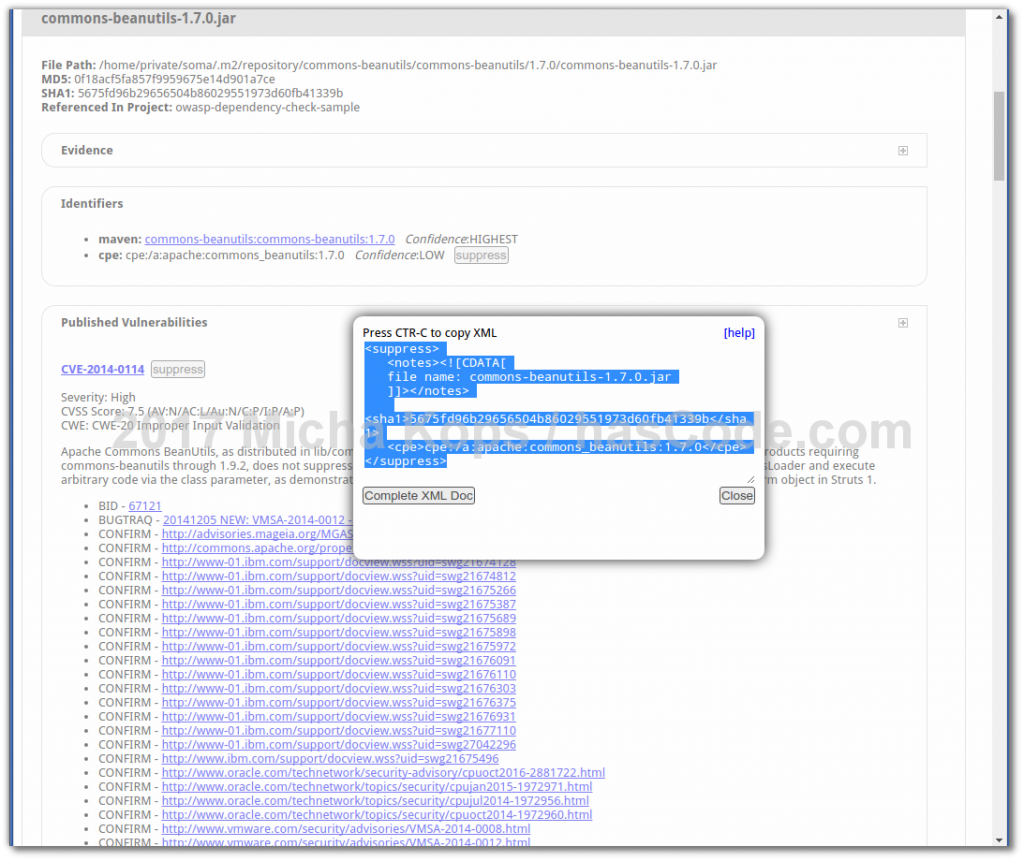 generate suppressions 1024x861