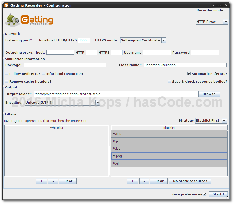 gatling simulation recorder