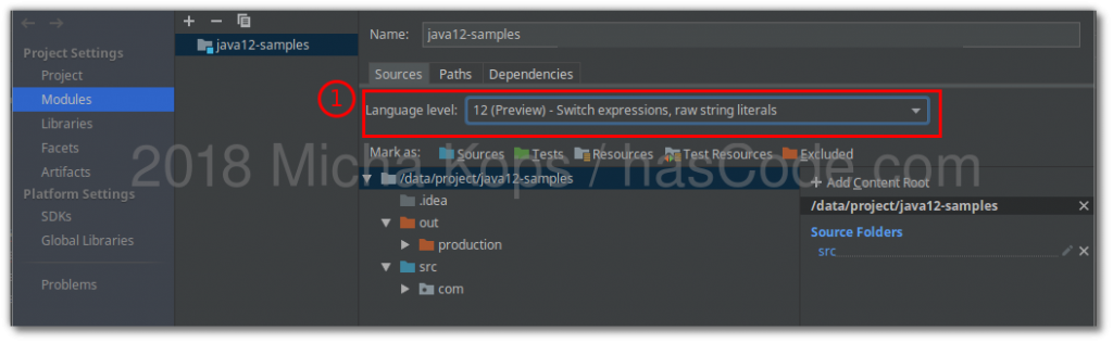 Activating preview features in IntelliJ